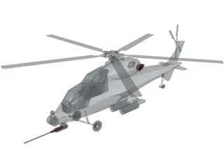 CAIC WZ-10 Gunship 3D Model preview