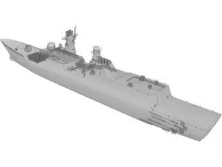 JIANGKAI Type 054A Frigate 3D Model preview