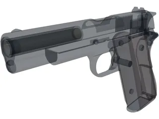 M1911A1 3D Model preview