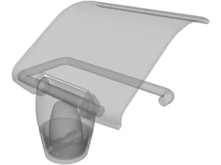 Toilet Paper Holder 3D Model preview