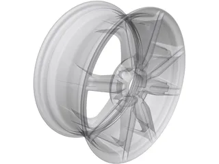 OZ Car Wheel 3D Model preview