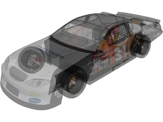 Nascar Stock Car 3D Model preview