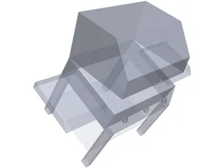 BBQ Grill 3D Model preview