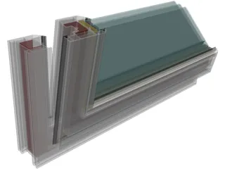 Window Frame 3D Model preview