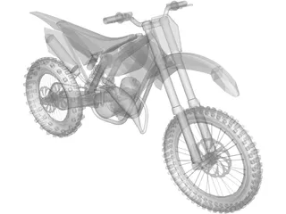 KTM Bike 3D Model preview