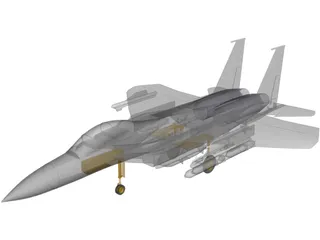 F-15A 3D Model preview