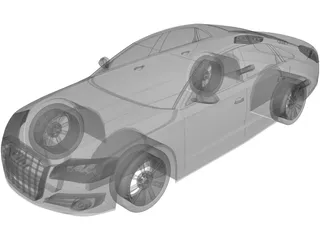 Audi A8 (2010) 3D Model preview