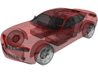Chevrolet Camaro RS (2009) 3D Model preview