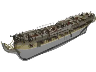 HMS Surprise 3D Model preview