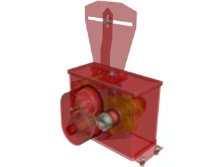 Gear Box 3D Model preview