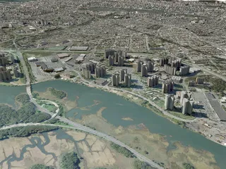 New York City Bronx 3D Model preview