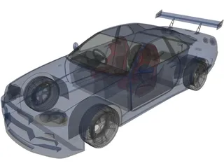 Nissan Skyline GT-R 3D Model preview