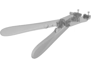Hand Perforator 3D Model preview