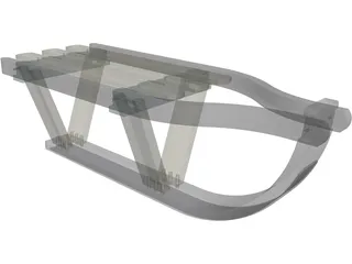 Sport Sledge 3D Model preview