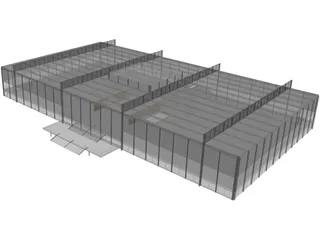 Crown Hall 3D Model preview