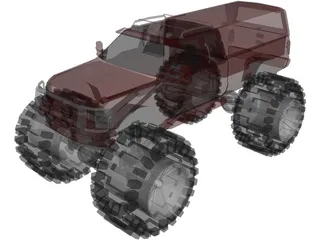 Ford Super Duty 3D Model preview
