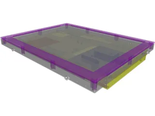Monitor 3D Model preview