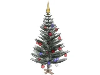 Christmas Tree 3D Model preview
