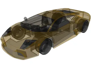 Lamborghini Murcielago 3D Model preview