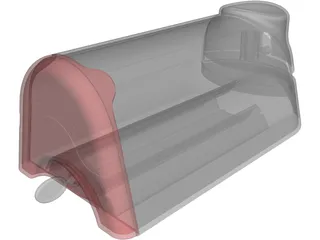 Soap Dispenser 3D Model preview