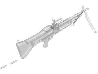 M60 3D Model preview