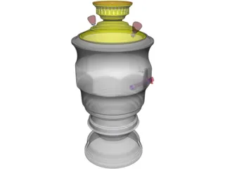 Pot Kettle 3D Model preview