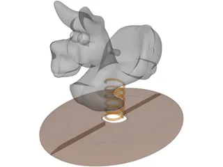 Children Playground Toy 3D Model preview