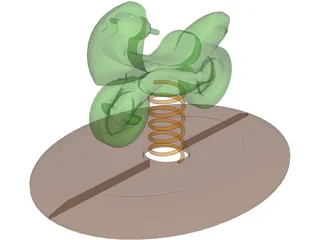 Children Playground Toy 3D Model preview