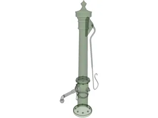 Water Pump 3D Model preview