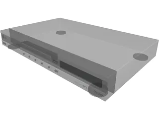 LG DVD Player 3D Model preview