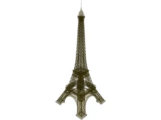 Eiffel Tower 3D Model preview