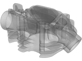 Head Brough Superior 680 Engine 3D Model preview