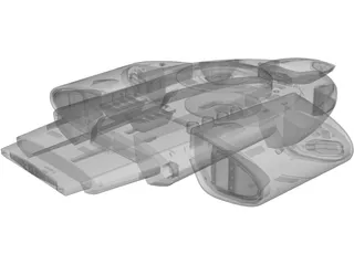 Star Trek USS Defiant 3D Model preview