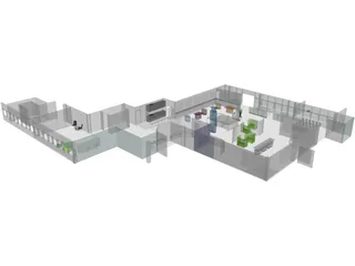 Office 3D Model preview