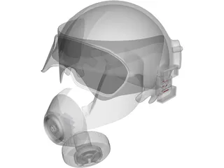 Helmet 3D Model preview
