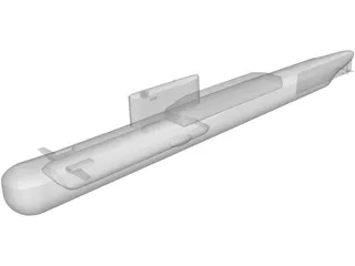 Sarov Class Submarine 3D Model preview