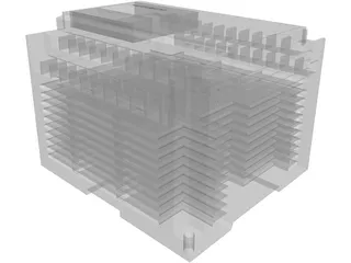 Mitsubishi PLC 3D Model preview