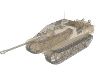 Jagdpanzer 3D Model preview