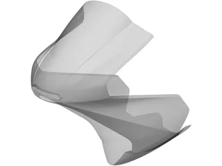 Motorcycle Bodywork 3D Model preview