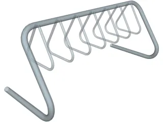Bike Rack 3D Model preview