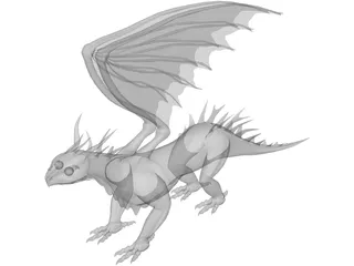 Dragon 3D Model preview