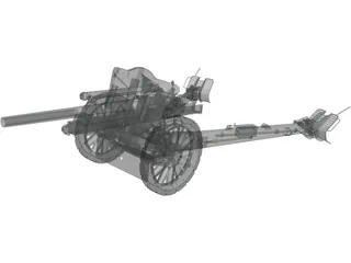 Light Field Howitzer 3D Model preview