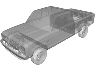 Ford Ranger LTX (1998) 3D Model preview