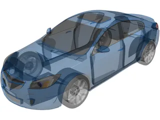 Opel Insignia OPC 3D Model preview
