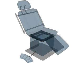 Surgical Table 3D Model preview