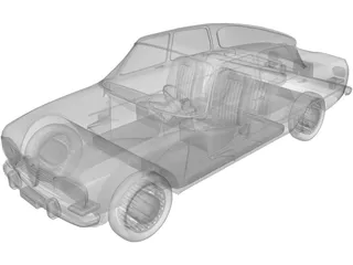 Alfa Romeo Giulia (1970) 3D Model preview