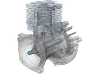 Engine 3D Model preview
