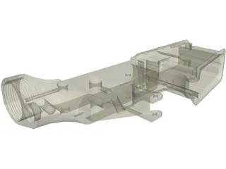 AR-15 Lower Receiver 3D Model preview