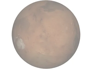 Planet Mars 3D Model preview