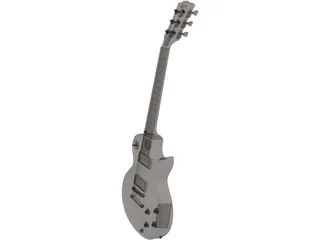 Gibson Les Paul Electric Guitar 3D Model preview